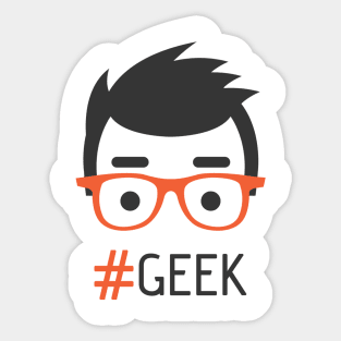 Hashtag Geek Sticker